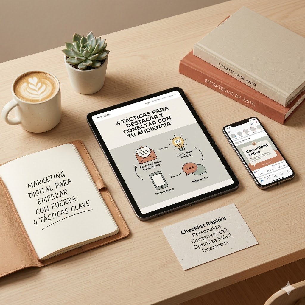 Estrategias de marketing digital: 4 tácticas para destacar y conectar con tu audiencia